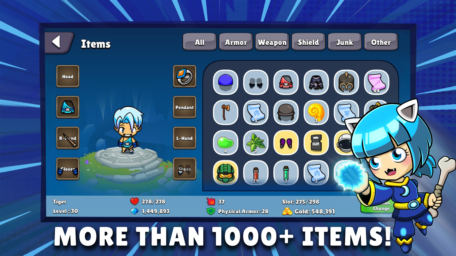 More than 1000+ items